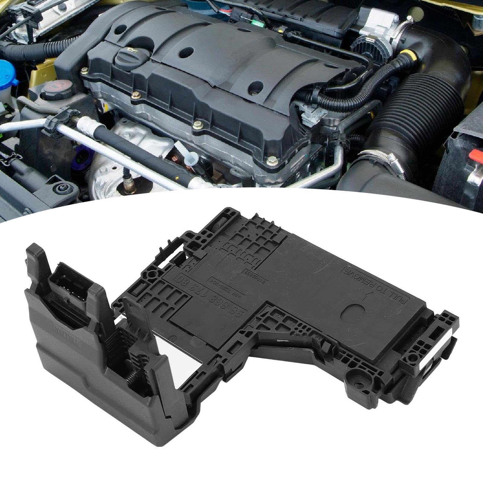 Moduł Modułu Skrzynki Bezpieczników Silnika, Plastikowa Metalowa Skrzynka Bezpieczników 9811475080 9665878080 6500JE, Stabilne Zabezpieczenie Obwodu Łatwa Wymiana, dla DS5 C4L 508