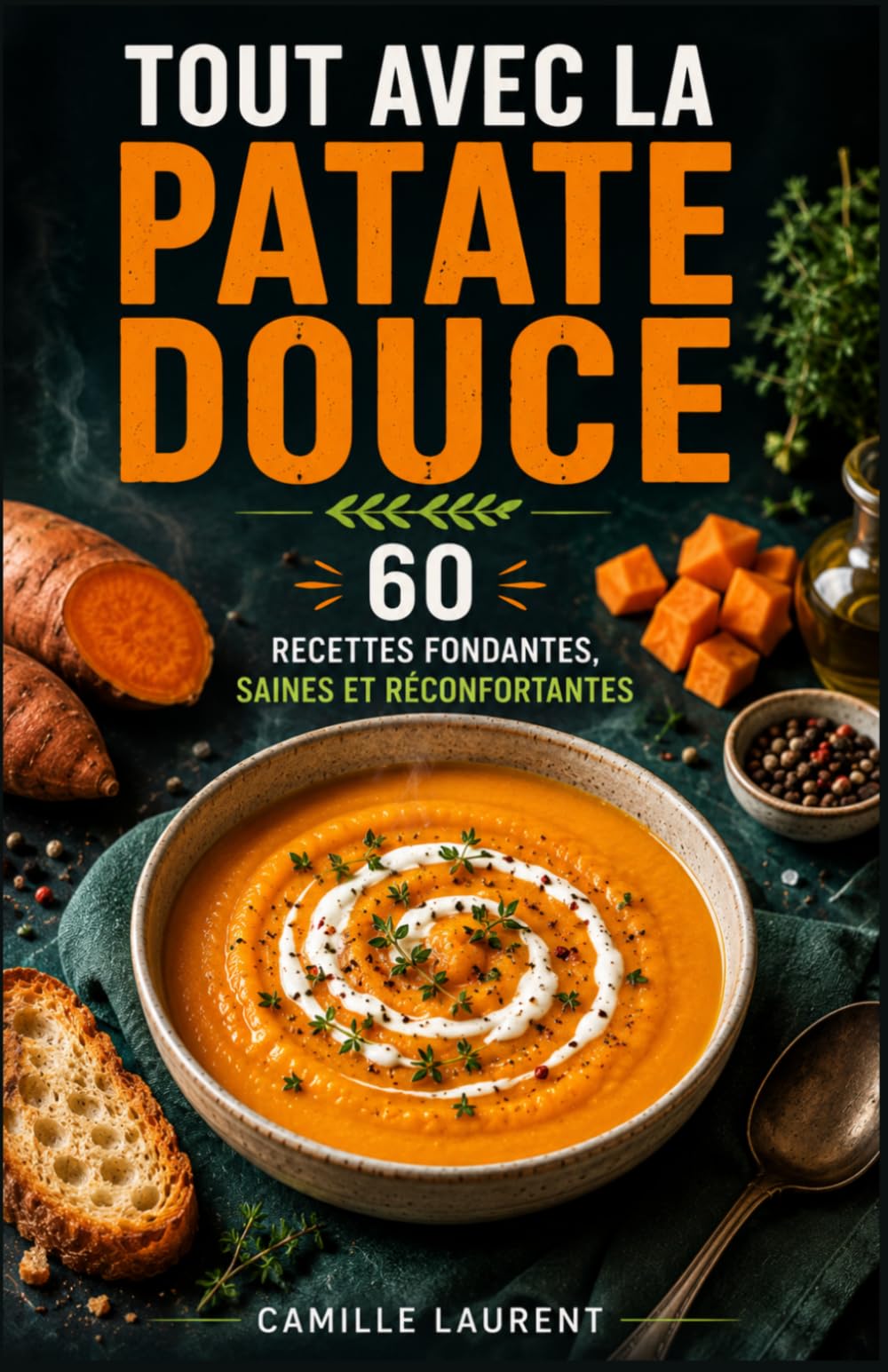 Tout avec la Patate Douce — 60 recettes saines, fondantes et réconfortantes: Soupes, bowls, accompagnements, dîners faciles et douceurs moelleuses pour cuisiner la patate douce au quotidien