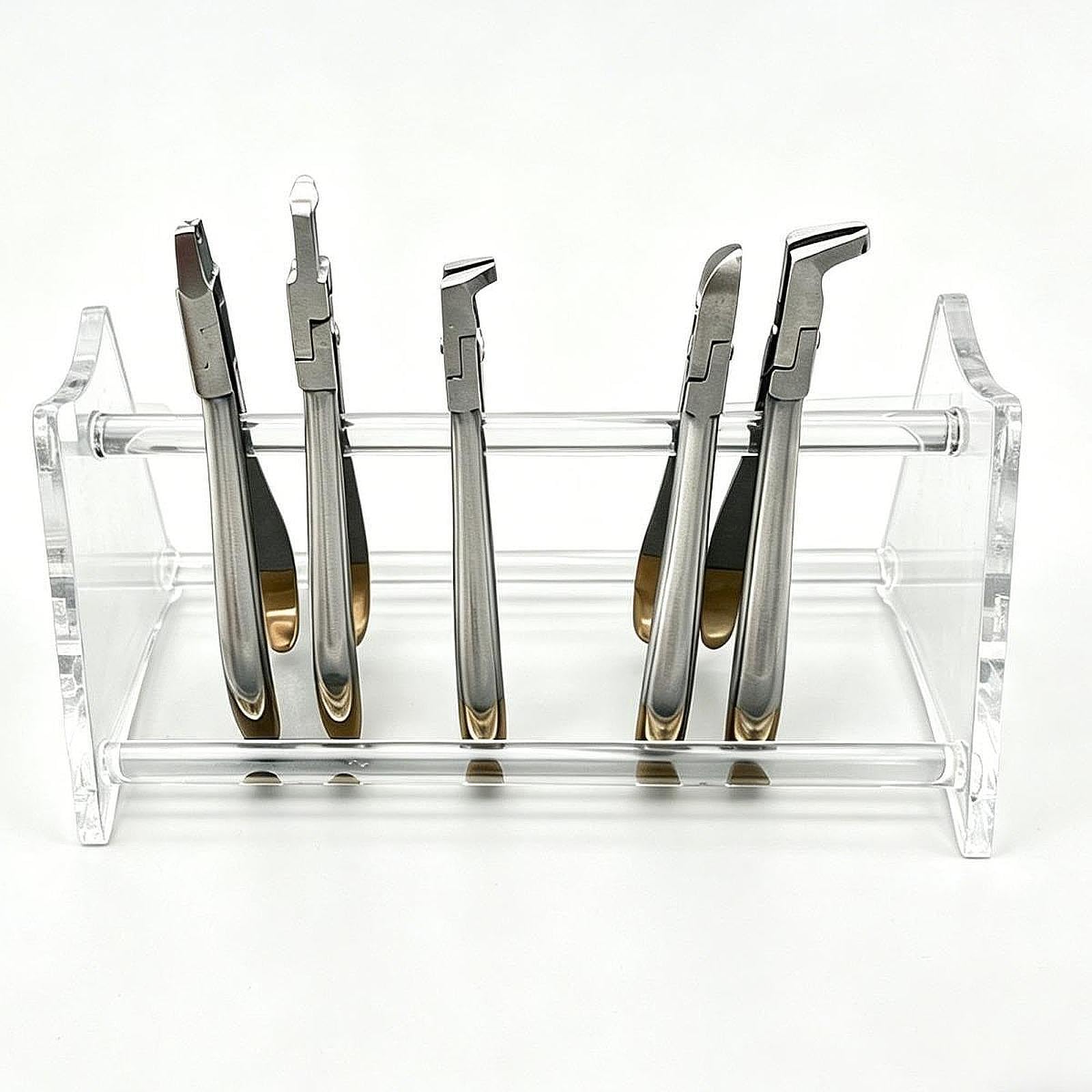 Colcolo Halter für kieferorthopädische Zangen, Ständer für Zangen, transparent, praktisch, kompakt, Organizer, Ablage aus Acryl