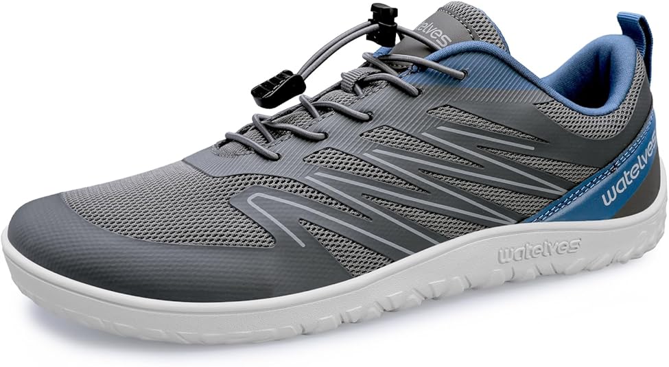 WateLves Barefoot Shoes Men Women Wide Width Minimalist Zero Drop Shoes Trail Running Walking Sneakers