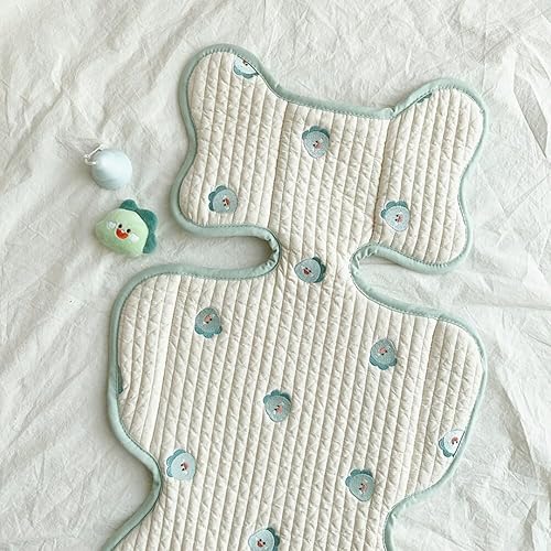 Miniatura 2 de Almohadilla enfriadora para asiento de automóvil para niños, transpirable, para cochecito de hielo, cojín de bebé, lavable para cochecito, silla de