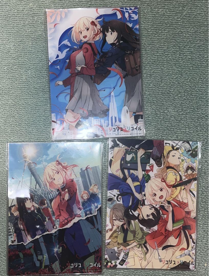 リコリス・リコイル　ビジュアルアクリルボードA.B.C.Dセット Amazon.co.jp: リコリス・リ リコリコ ビジュアルアクリルボード