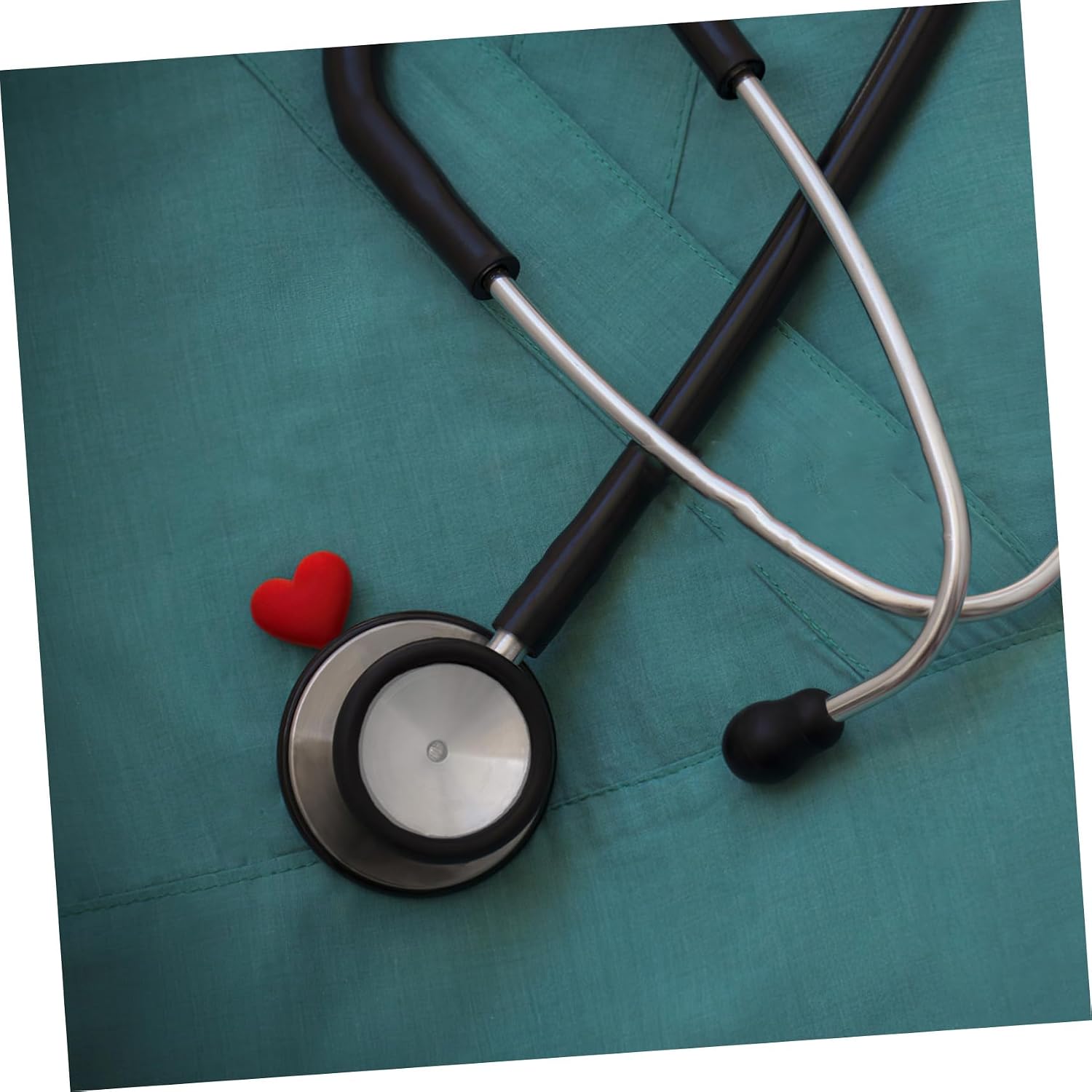 2pcs Pediatric and Adult Stethoscope Diaphragm Covers Compatible Digital Stethoscopes Flexible Chestpiece Protector for Use and Home Care