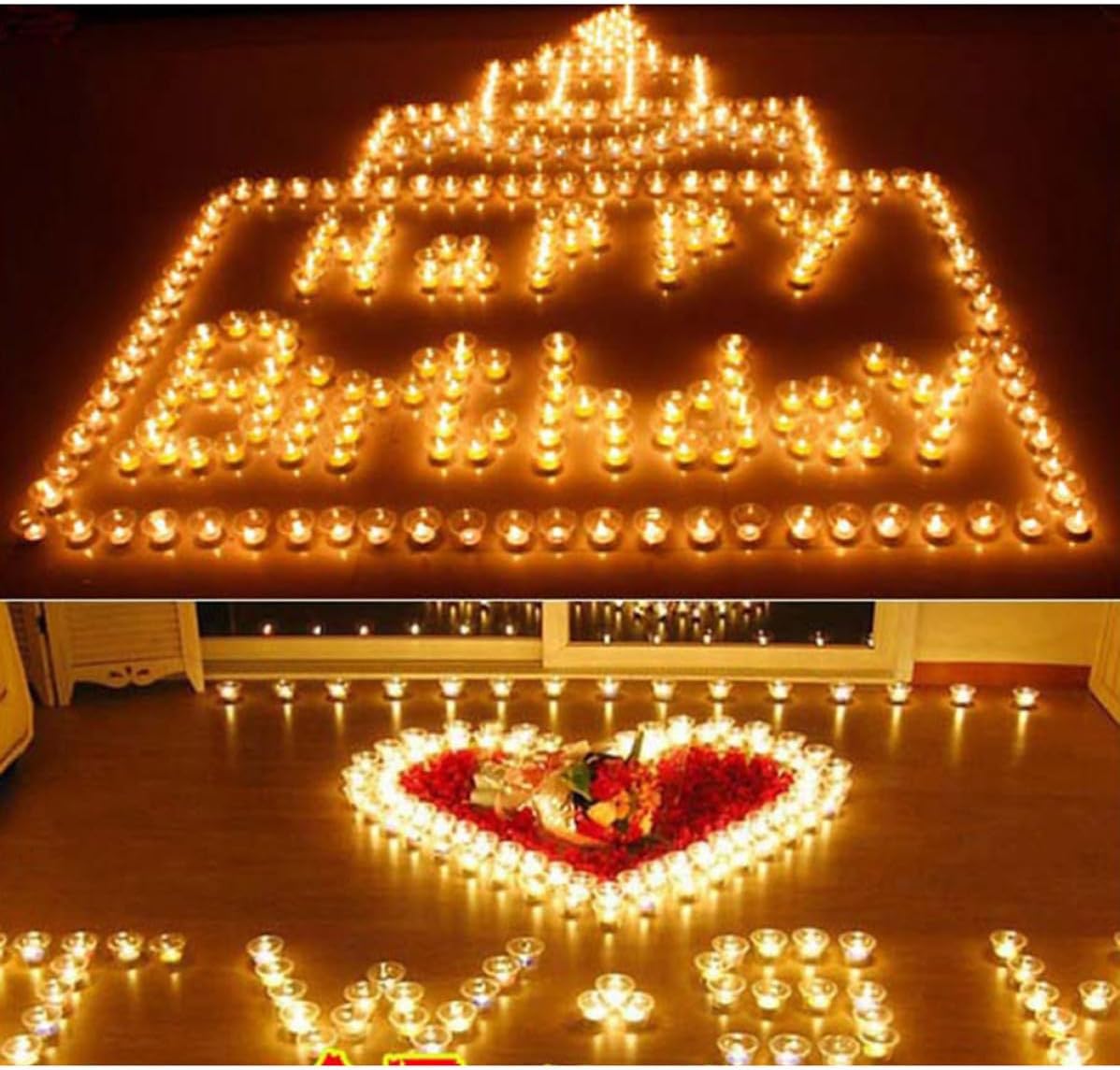 Smokeless Tea Light Candles 10pcs Paraffin for Weddings Table Decor