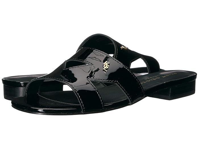 kurt geiger black flat sandals