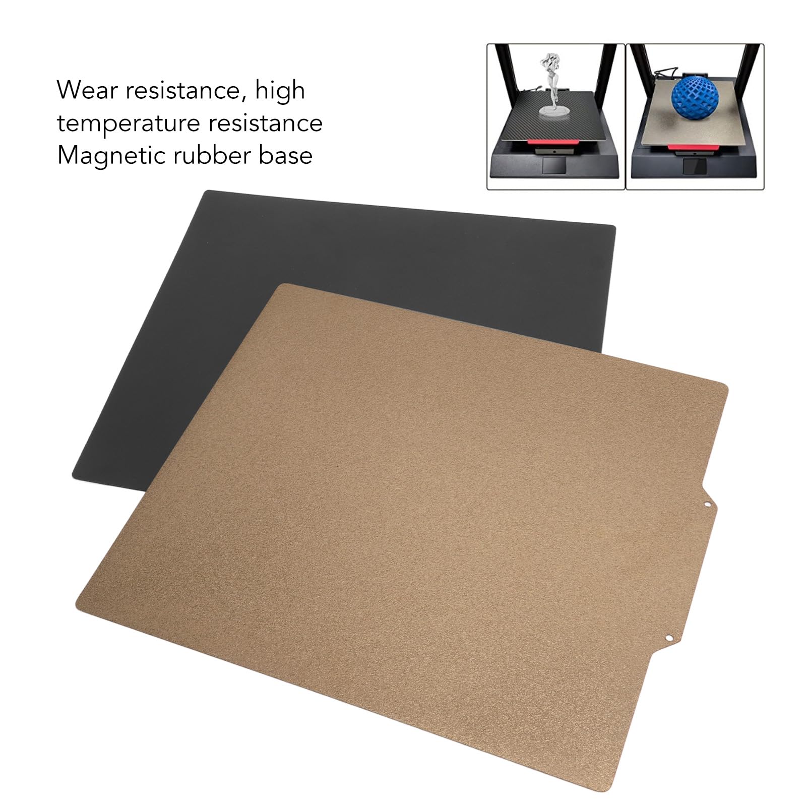 Flexible Federstahl-Druckplatte 255x245 Mm – Doppelseitig PEI-beschichtet, Magnetisch, Für CR 6 SE