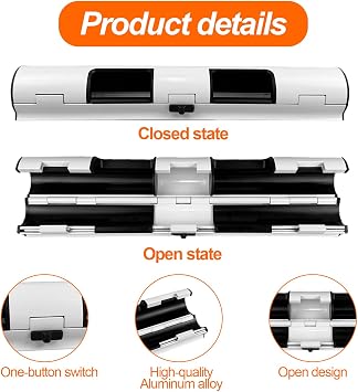White Patio Door Security Lock, Professional French Door Security Lock, High-Security Rating Door Lock for French Double Doors and Conservatory Doors