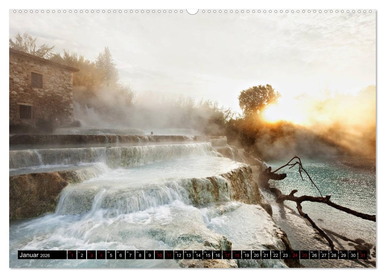 Bel baese Italia - Schönes Land Italien (hochwertiger Premium Wandkalender 2026 DIN A2 quer), Kunstdruck in Hochglanz: Eindrucksvolle Orte und Landschaften in Italien (CALVENDO Orte)