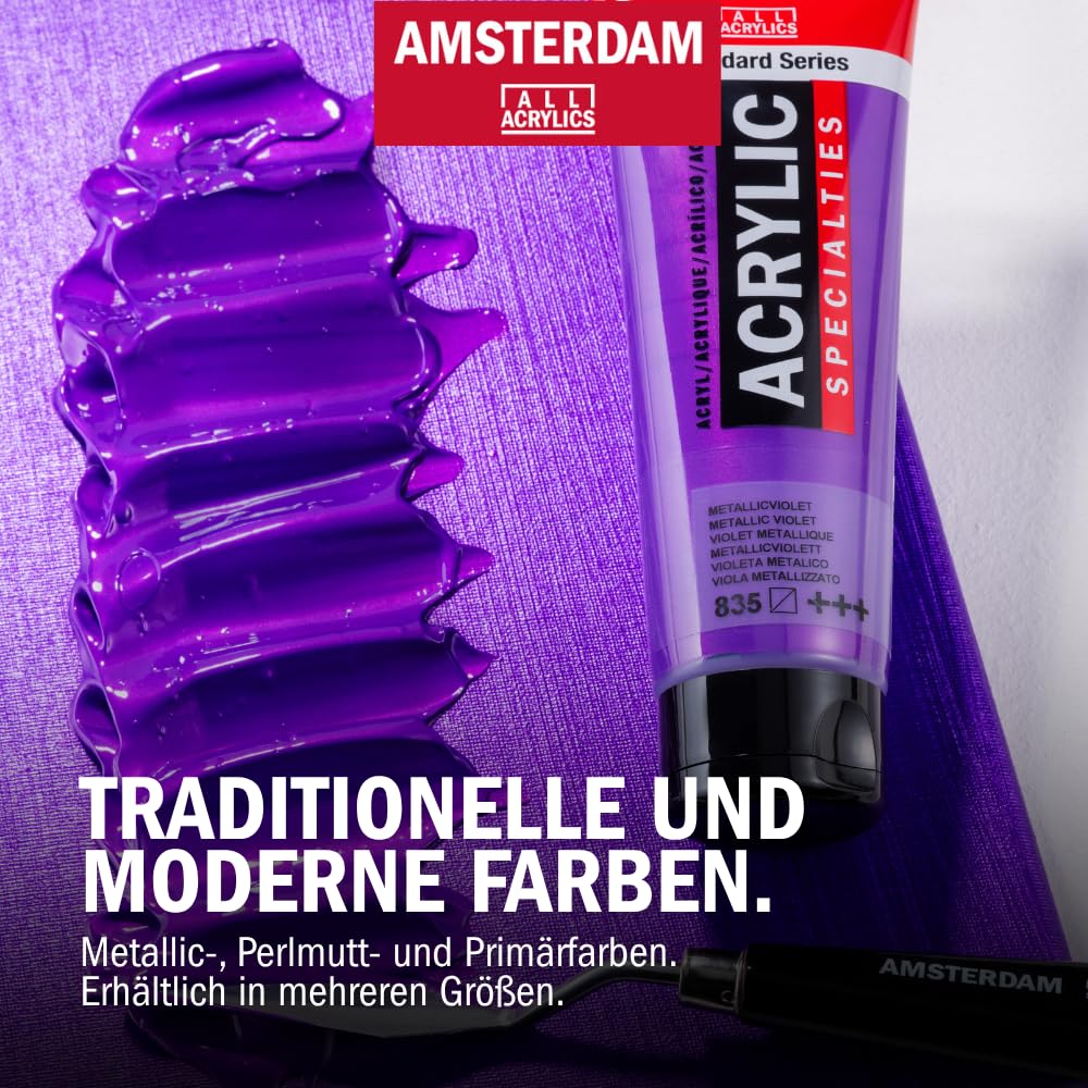 Amsterdam Standard Series Acrylfarbe Set 24 x 20 ml Pastellpalette lichtechte Pigmente wasserbasiert