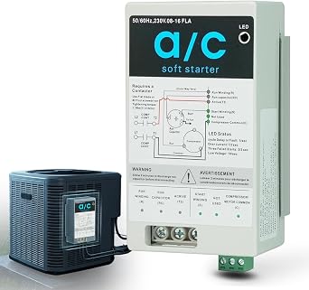 AC Soft Start Kit for 1.75 to 3.5 Ton Units, 110V-240V,Soft Start Module for Air Conditioners, Home, RV,Commercial 08-16A
