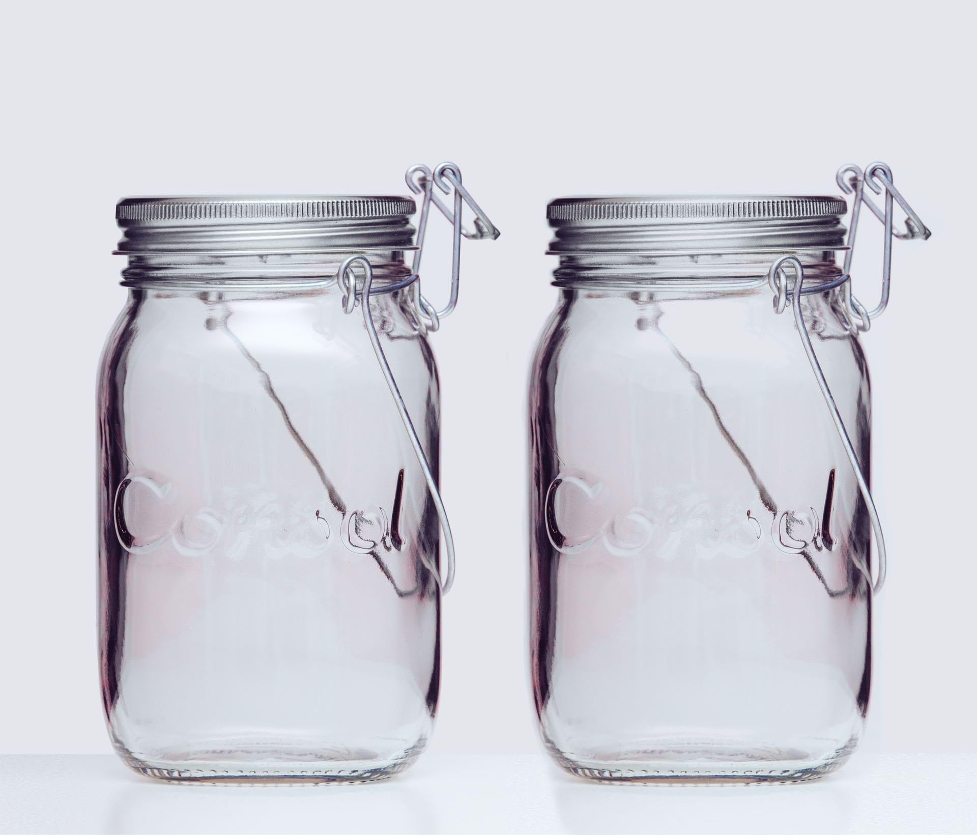 Consol Solar Jar - Solar-powered LED Lantern & Table Light - Pack of 2