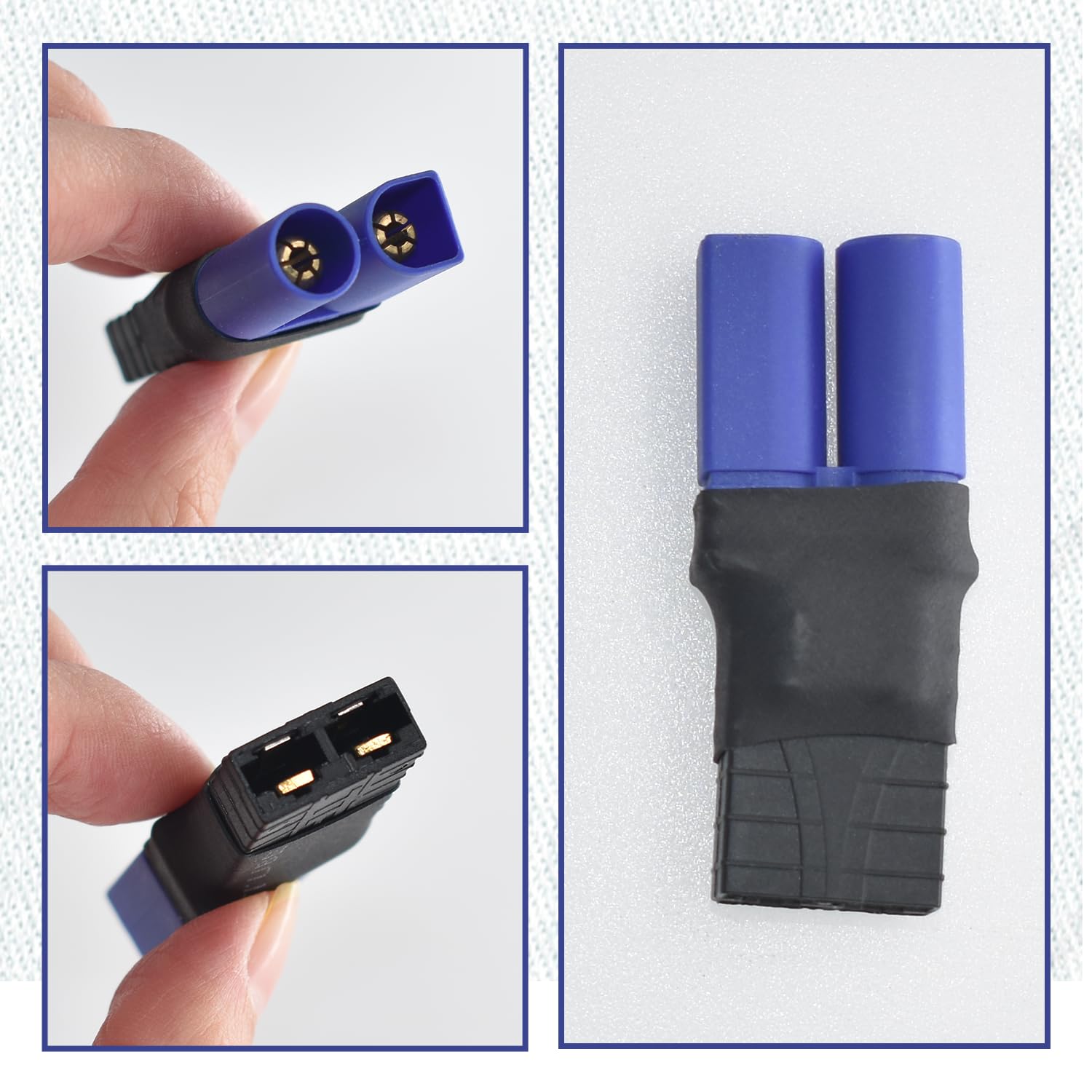 Cable Paralelo XT30 De 18 Cm | 1 Hembra A 2 Machos Para Baterías RC | Conector Para Cargador Y Aviones | Juego De 2 Unidades