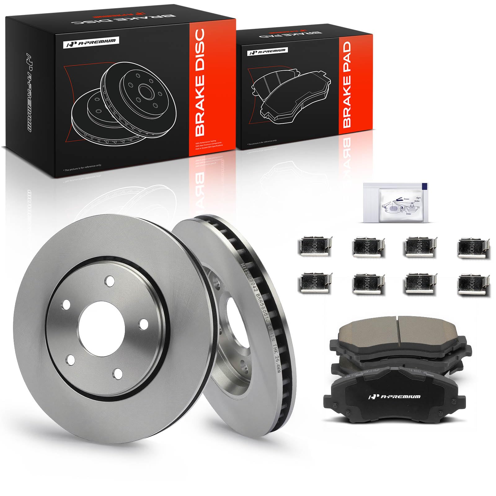 Amazon.com: A-Premium 11.88 in(301.8mm) Front Vented Disc Brake