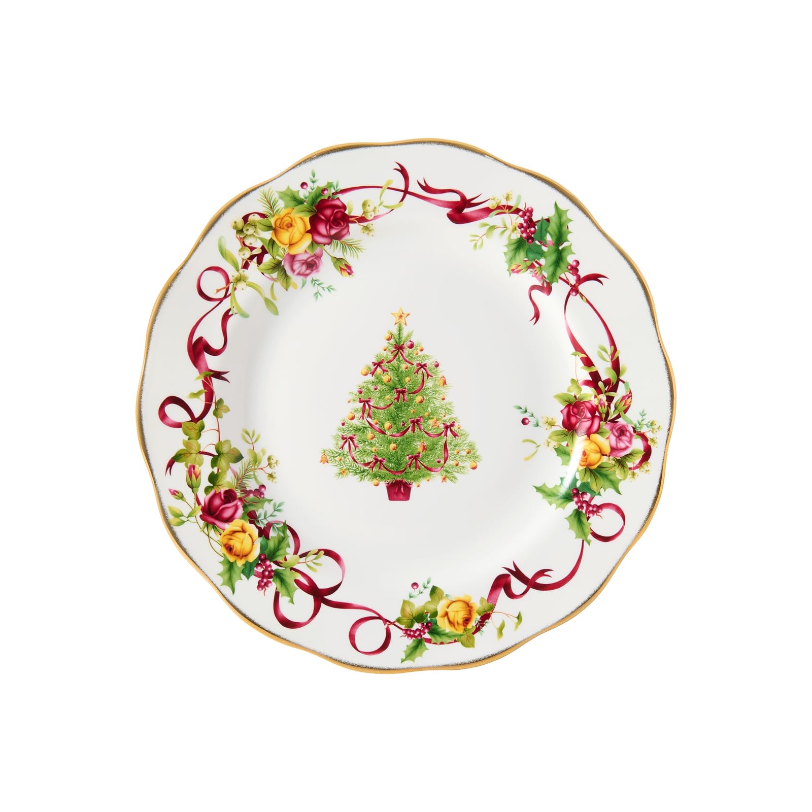 Amazon.com | Royal Albert Old Country Roses Christmas Dinner Plate