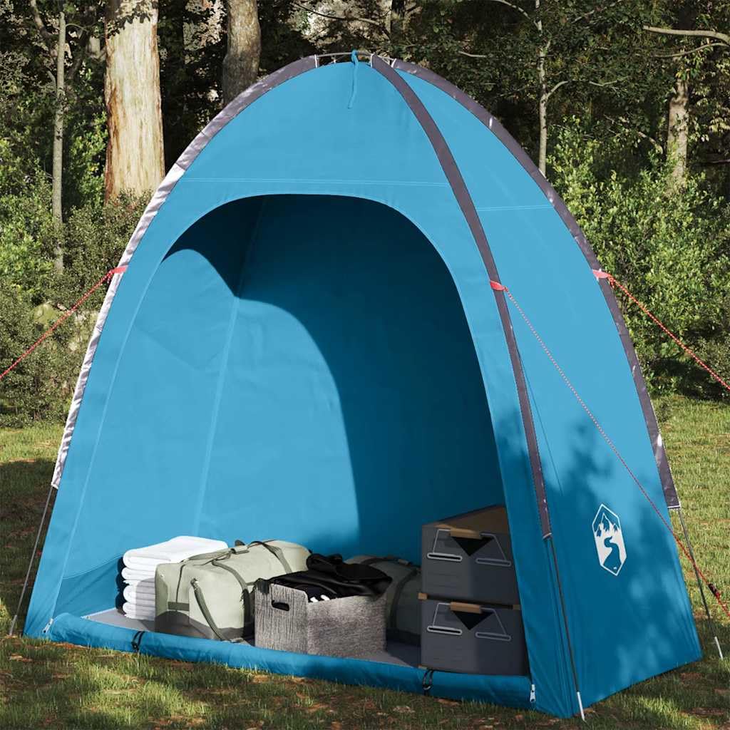 Tenda da campeggio, 200 x 163 x 190 cm, tenda con borsa per il trasporto, tenda leggera in poliestere con aste in fibra di vetro, per esterni e giardino, grigio e arancione