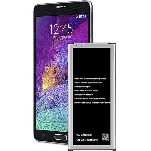 Compatible with Galaxy Note 4 Battery, 3220mAh Replacement Battery Galaxy Note 4 N910, N910U 4G LTE, N910V(Verizon), N910T(T-Mobile), N910A(AT&T), N910P(Sprint)