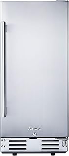Kalamera 15 inch Stainless Steel Beverage Refrigerator, Under Counter Beverage Cooler for 104 Cans with 32-41℉ Temperature...