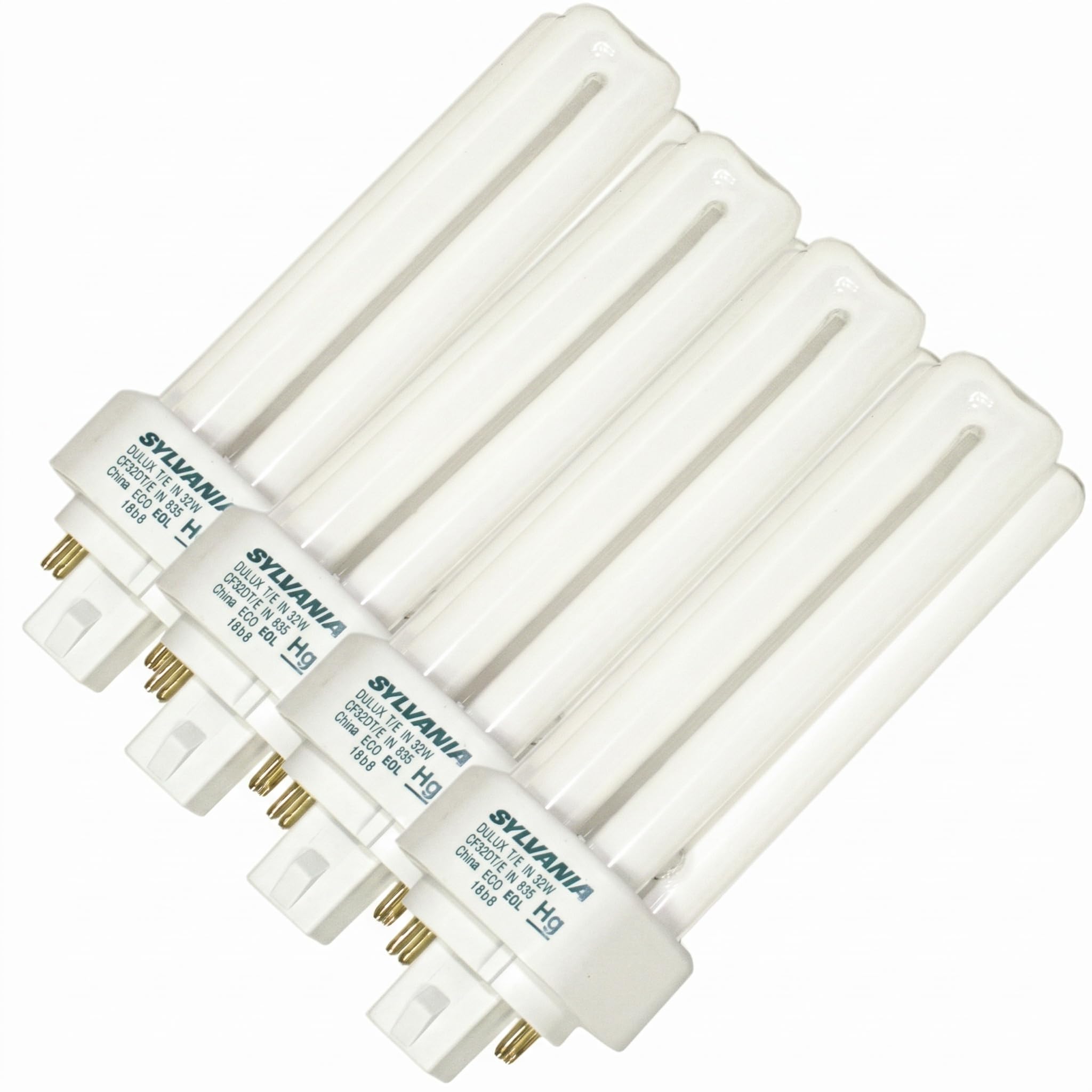 Sylvania 20882 Compact Fluorescent 4 Pin Triple Tube 4100K, 26-watt (Pack of 4)