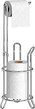 Simple Houseware Bathroom Toilet Tissue Paper Roll Storage Holder Stand, Chrome