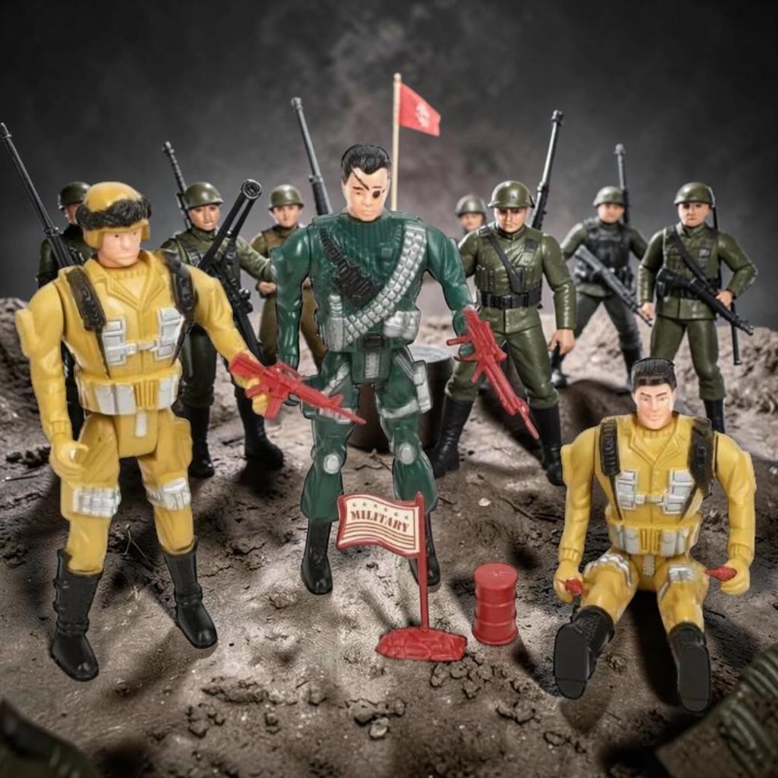 Buy SARASI Army Soldiers Figure Toy with Weapon for Kids, Action