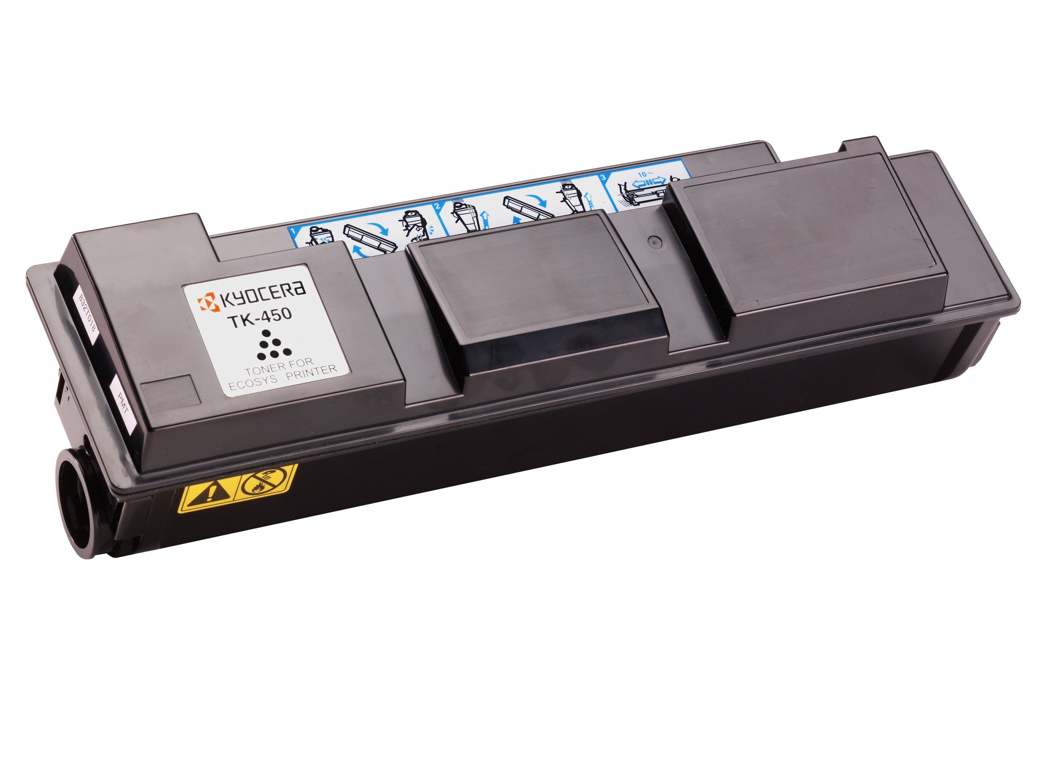 Kyocera TK-450 Toner Schwarz 1T02J50EU0. Toner Drucker kompatibel für ECOSYS FS-6970DN. Original Tonerkartusche für bis zu 15000 Seiten.