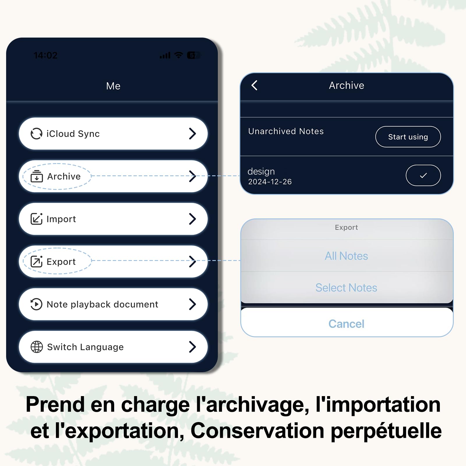 Yuan Smart Writing Set, Carnet Intelligent avec Stylo Connecté Inclus, Smartpen & Carnet Numérique de 188 pages, Tablette de Papier, écrire sur du vrai papier avec traitement numérique (marine)