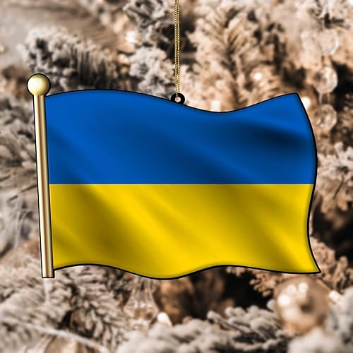 Vista 70 de Adorno acrílico de Navidad de Filipinas, decoración de árbol de Navidad, adorno de Navidad nacional para niños, bandera de Filipinas, banderas