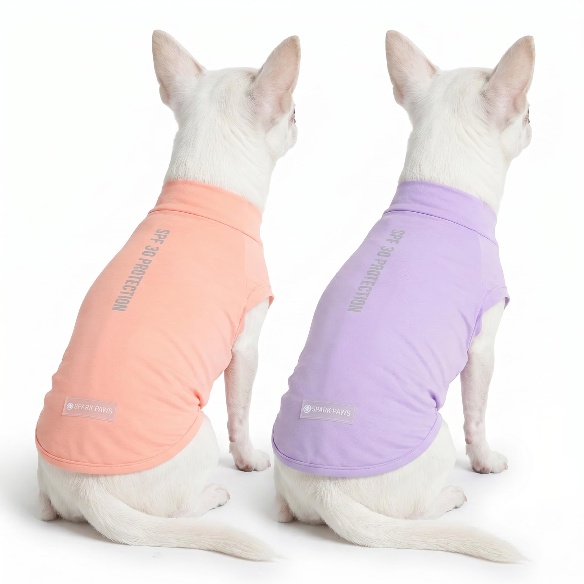 T-shirt pour chiens contre les coups de soleil peau sensible Spark Paws S