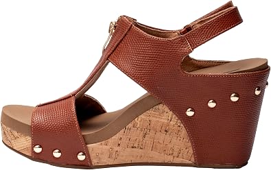 Corkys Footwear Zip It Good Womens 3.5" Wedge