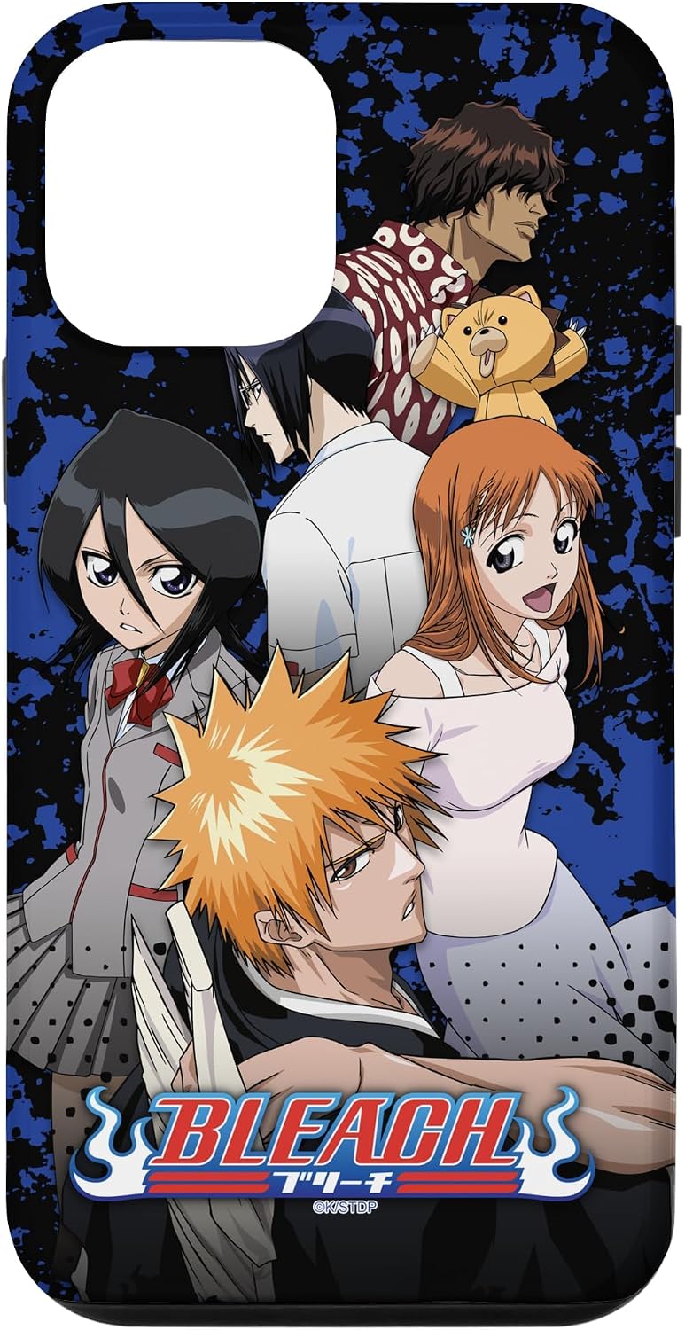 Bleach Character Collage with Show Logo Anime Case for iPhone 12 mini