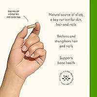 Vista 4 de Swanson Cola de caballo - Suplemento de hierbas que apoya el cabello, la piel y las uñas saludables - Ingredientes naturales para la salud ósea