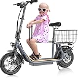 Peak 800W/1200W Electric Scooter with Seat 12