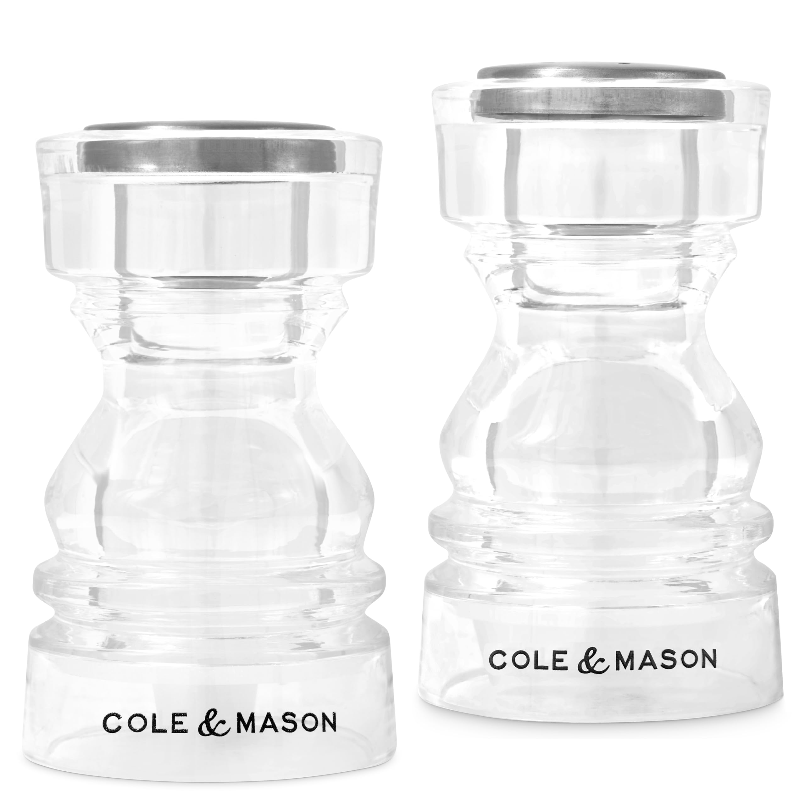 Salière et poivrière gain de place, mini set léger et facile à nettoyer