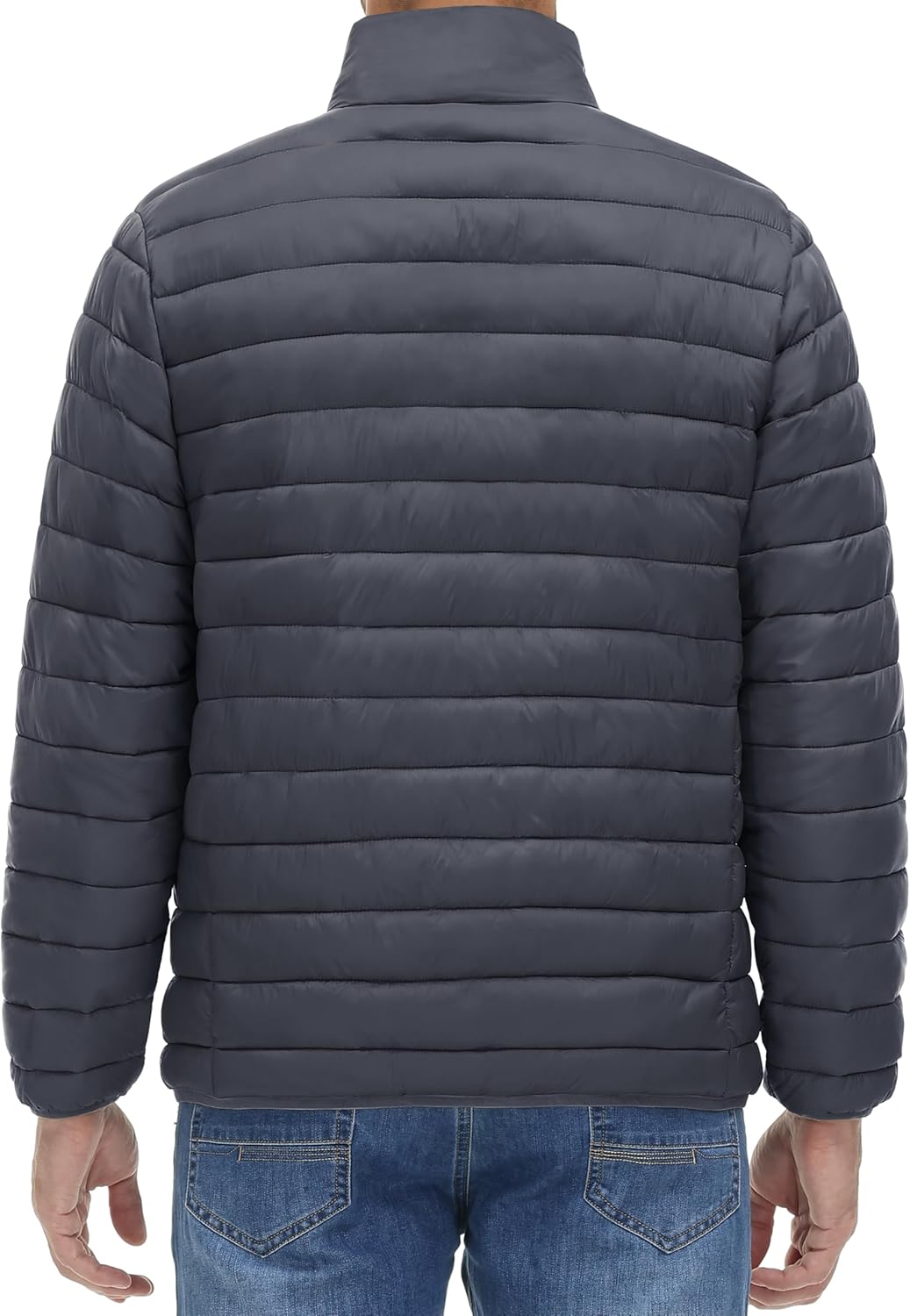 MAGNIVIT Men's Puffer Jackets Lightweight Warm Winter Coat Water-Repellent Windbreaker Insulated Quilted Packable Jacket - Image 2