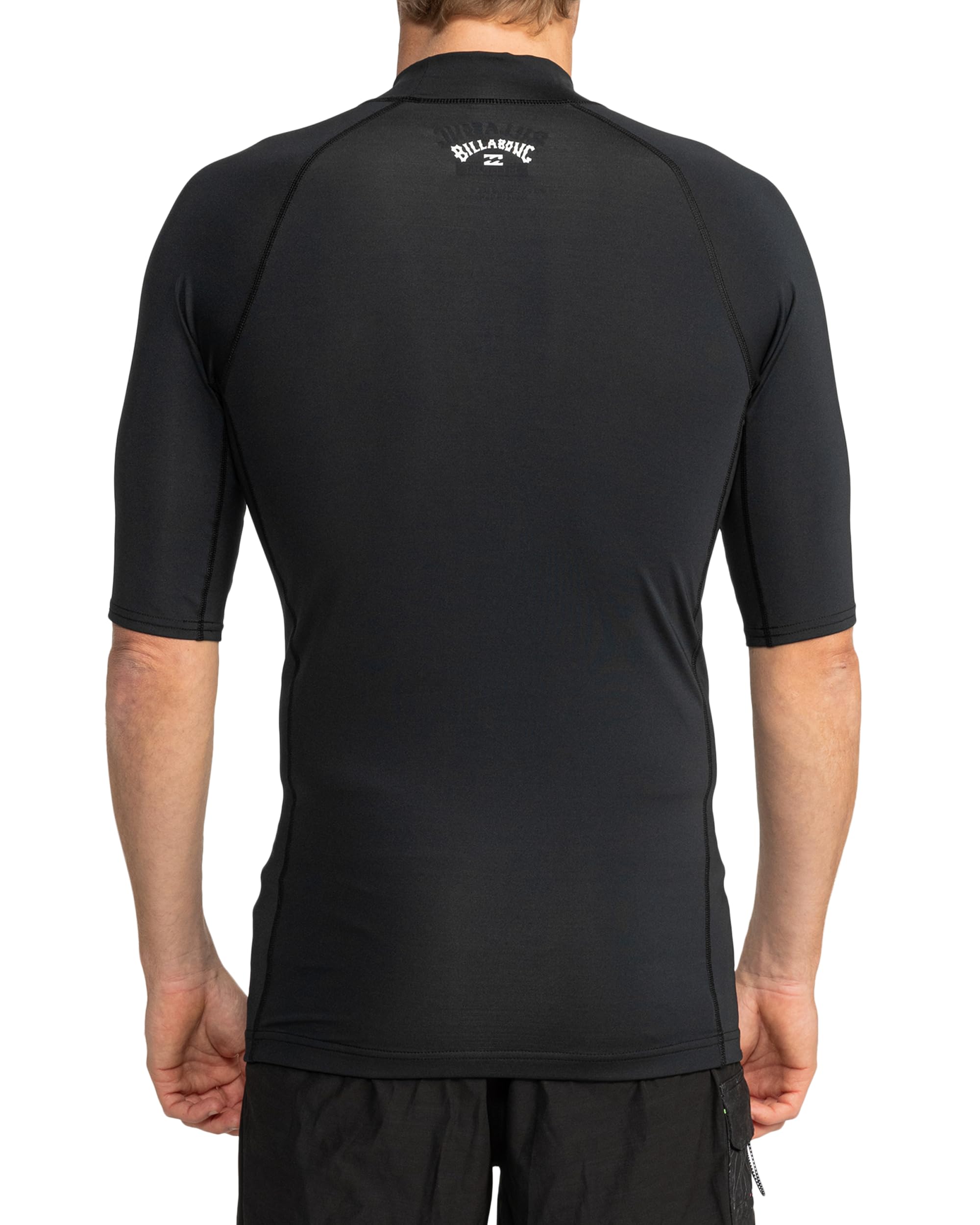 Billabong Lycra z krótkim rękawem, czarny, L