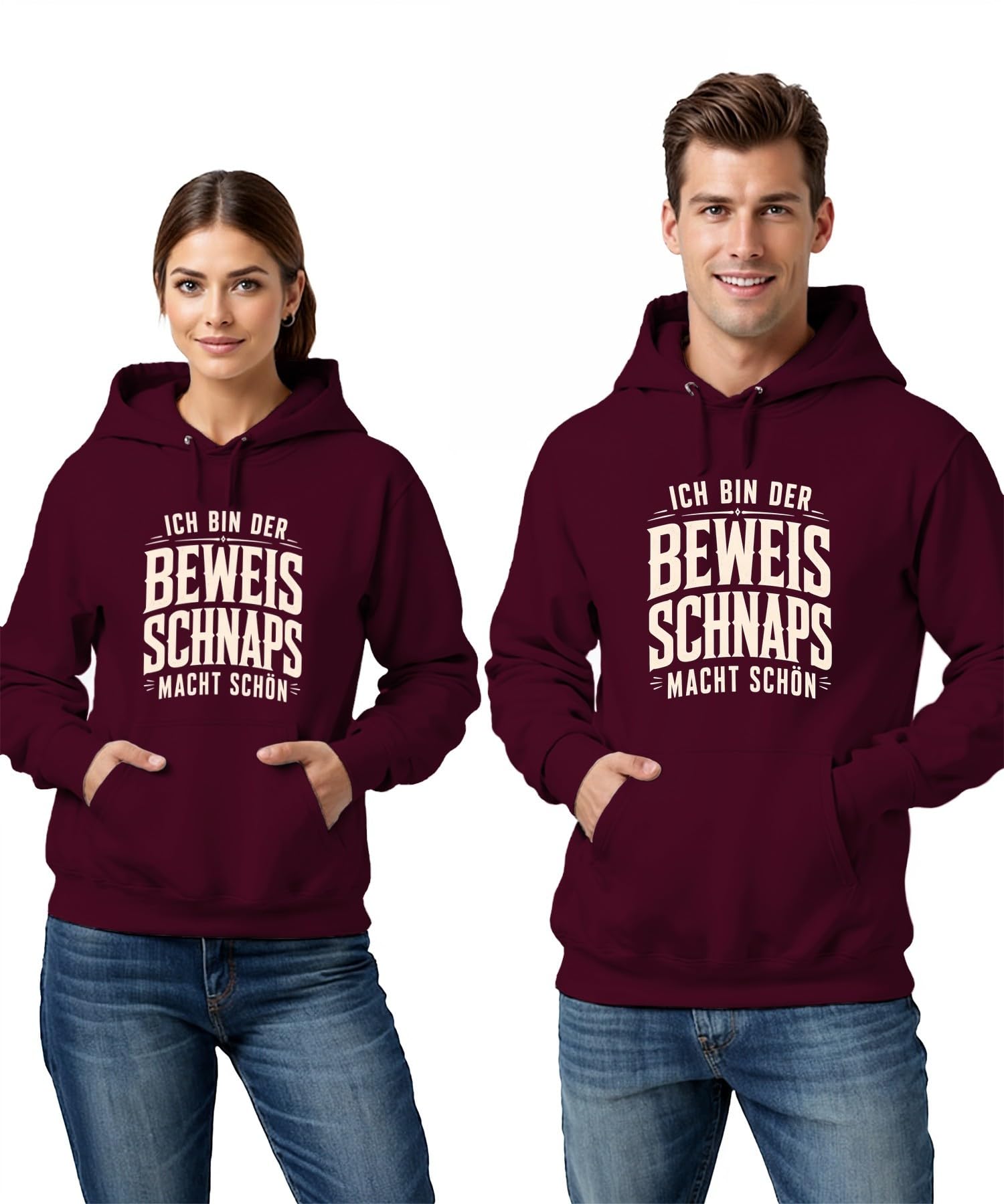 Ich Bin der Beweis Schnaps Statement Hoodie