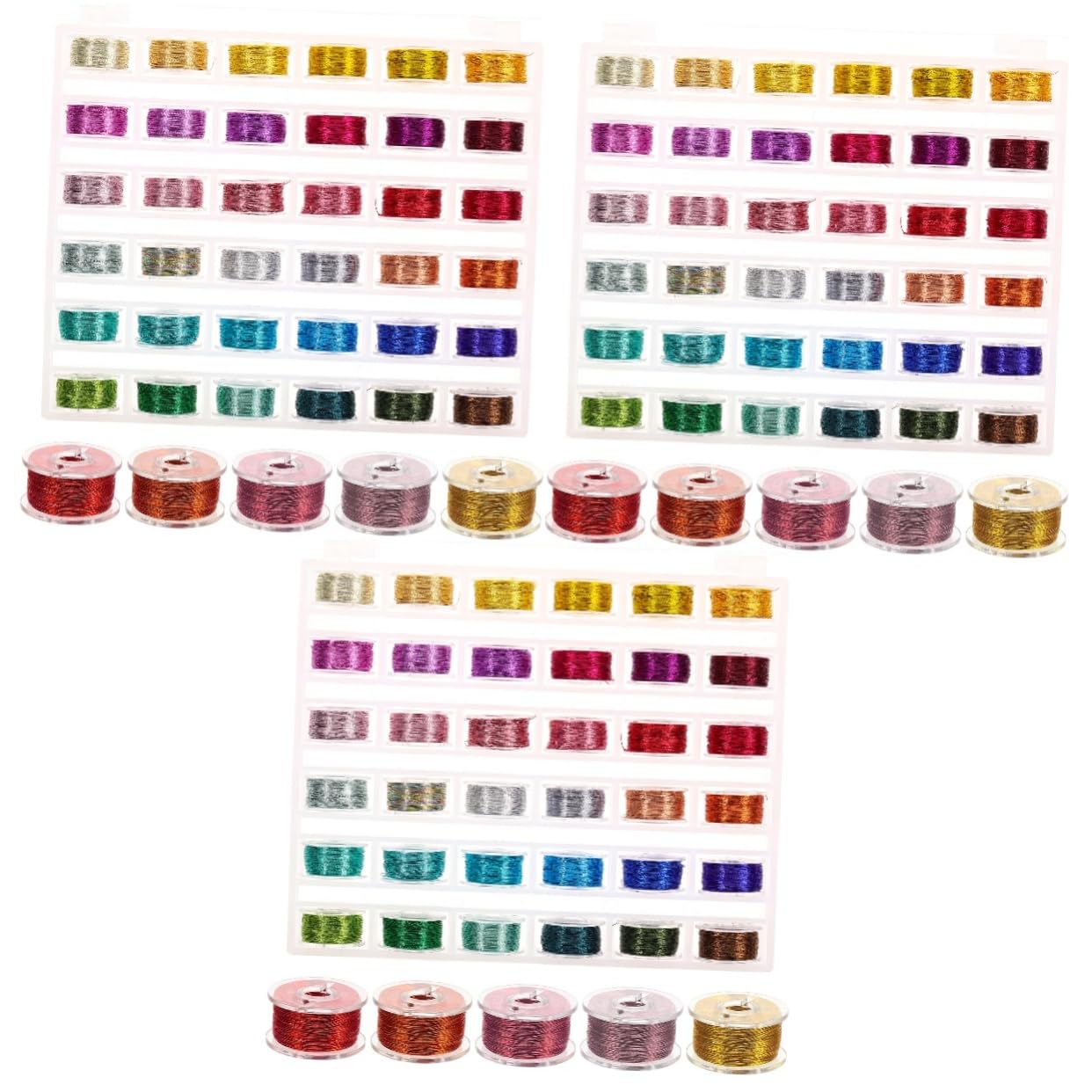 VILLCASE 108 Rolls Embroidery Thread Embroidery for Beginners Stitch Thread Sewing Thread Decor Sewing Supplies Convenient Embroidery Floss DIY Embroidery Machine Threads Sewing Kit