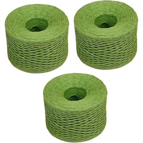 STOBOK 3pcs 218 Tunica de Package Handmade Paper Rope