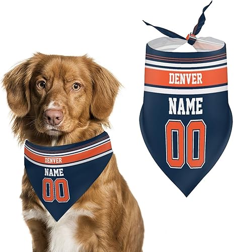 Miniatura 29 de San Francisco - Bandana personalizada para perro, diseño personalizado, nombre, número, bufanda, regalos de fútbol para perros y gatos