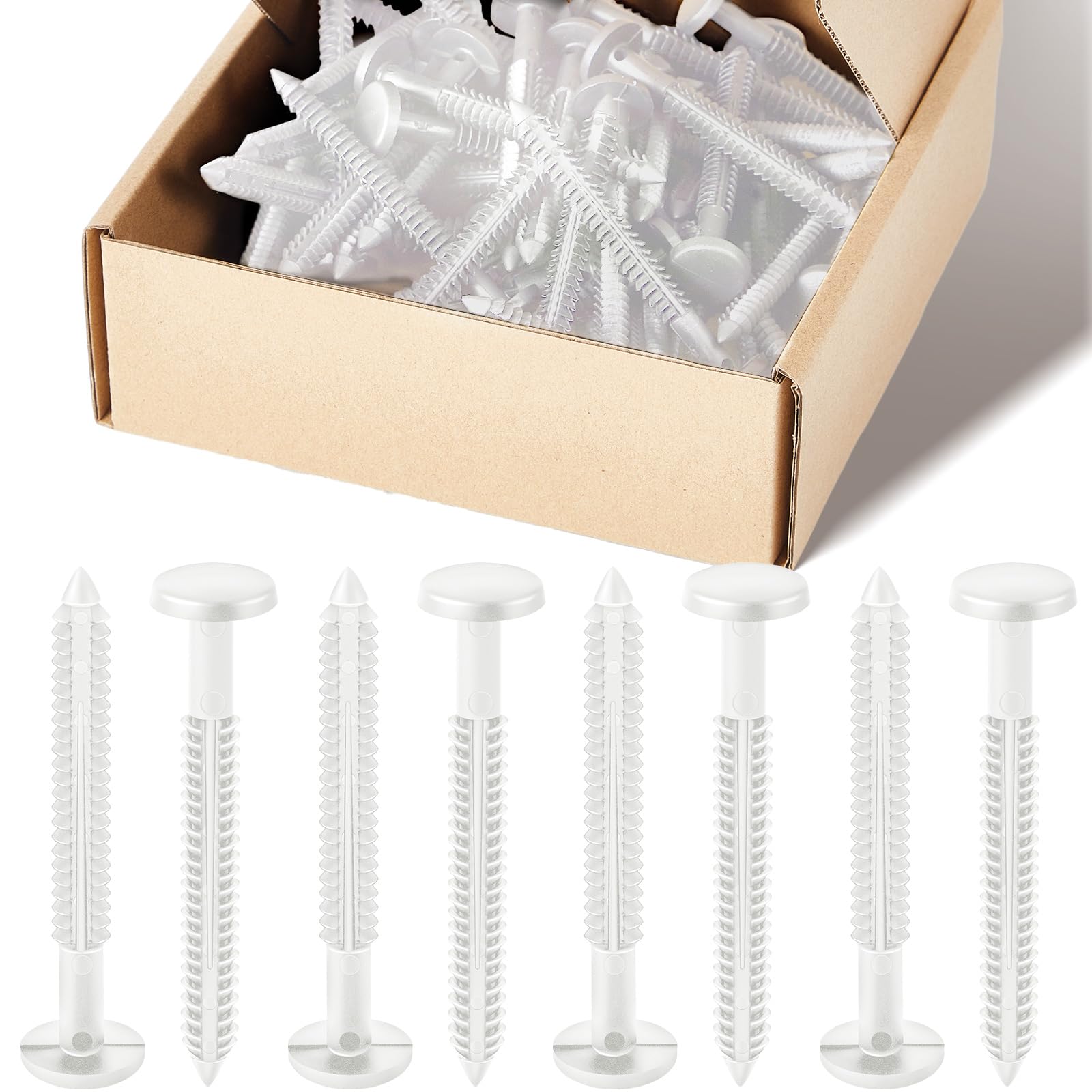 Snapklik.com : Blulu 60 Pcs 3 Inch Vinyl Shutter Fastener Window Panel ...
