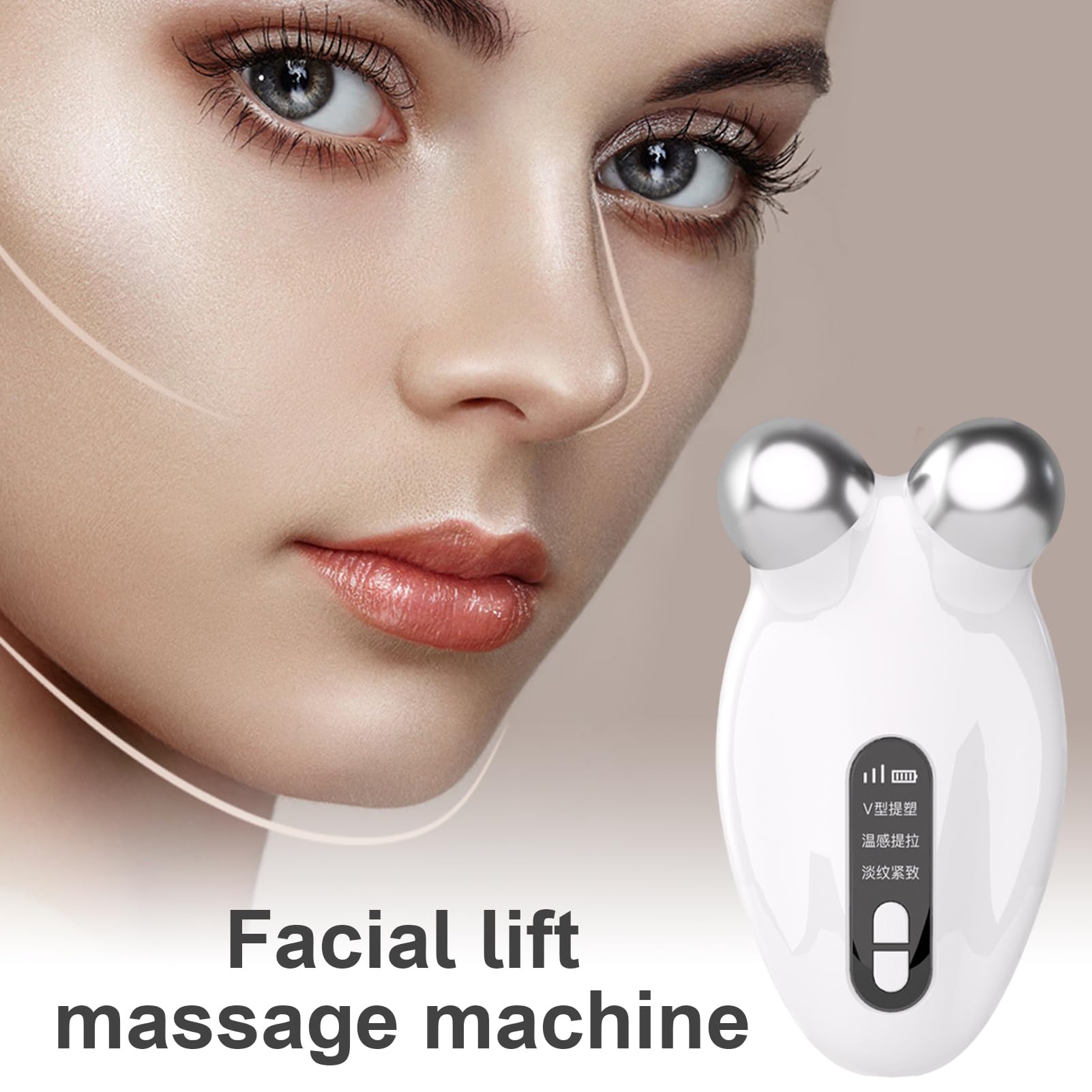 Dispositivo viso microcurrent | Dispositivo di sollevamento del viso – Dispositivo per rassodare e rassodare la pelle, strumenti di bellezza per sollevare e rassodare la pelle cascante per donne Maxal
