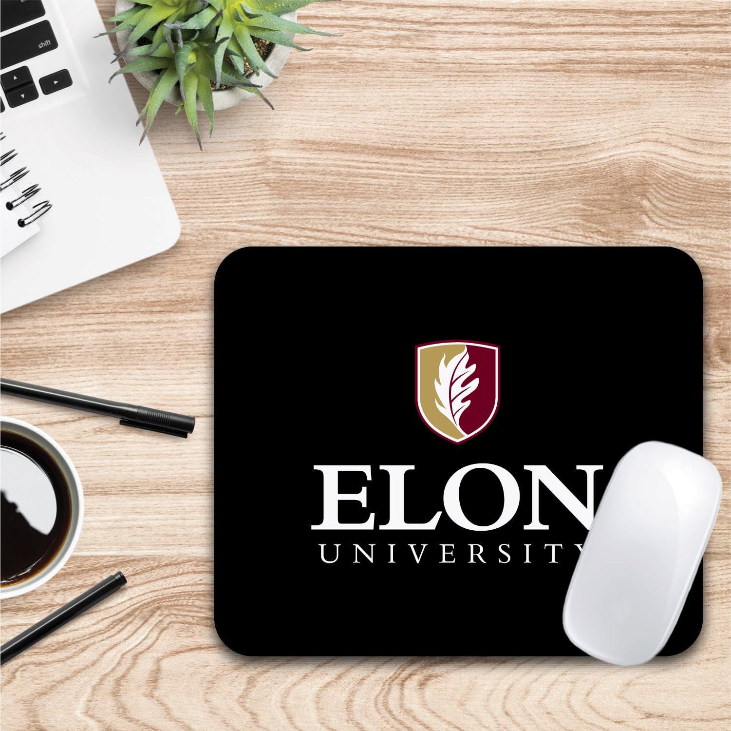 Mouse Pad, Fabric, Elon University Standard/Classic Red