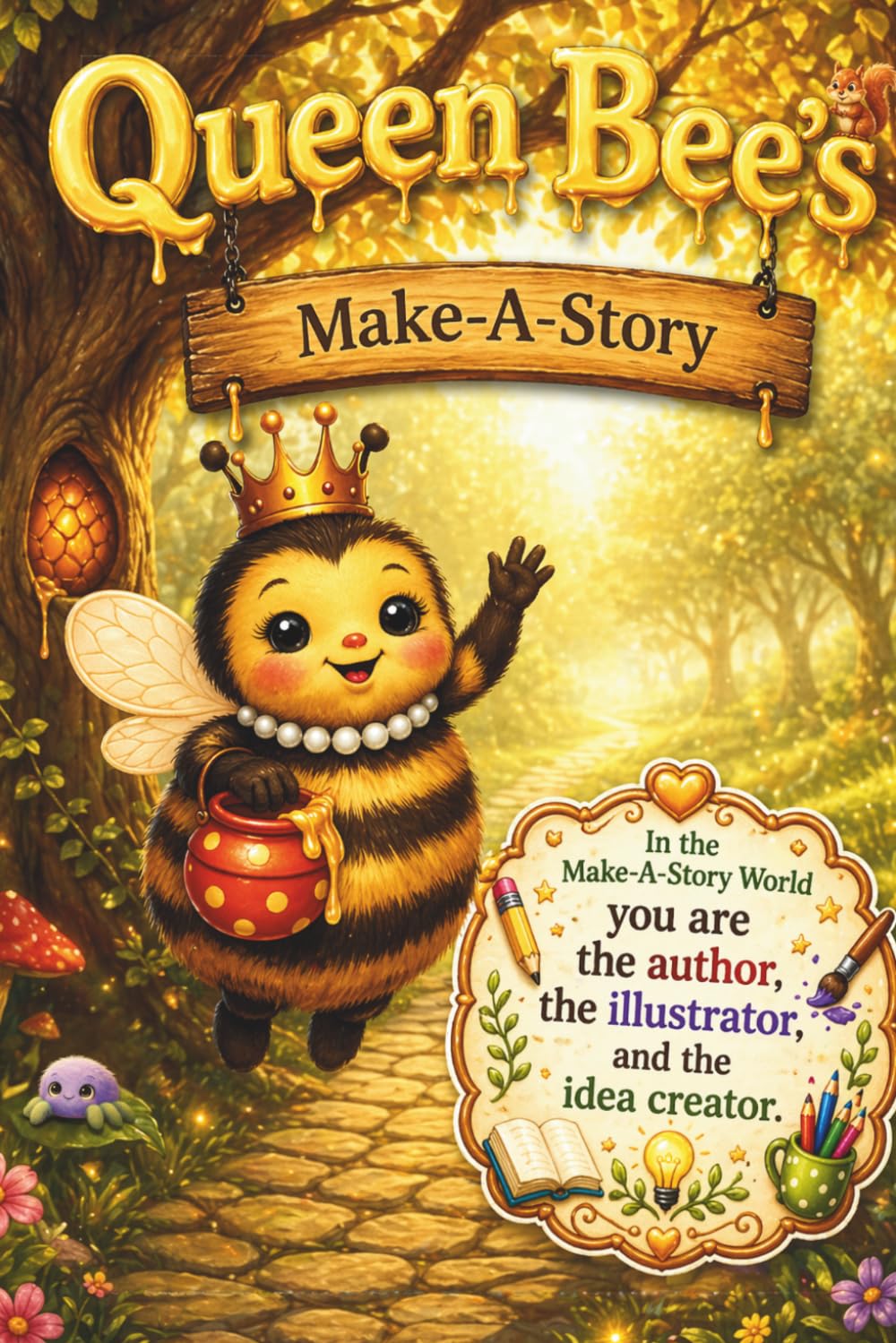 Queen Bee's Make-A-Story: Learn to Draw, Create Characters, and Tell Your Own Stories: 5 (The Book Lady Press)