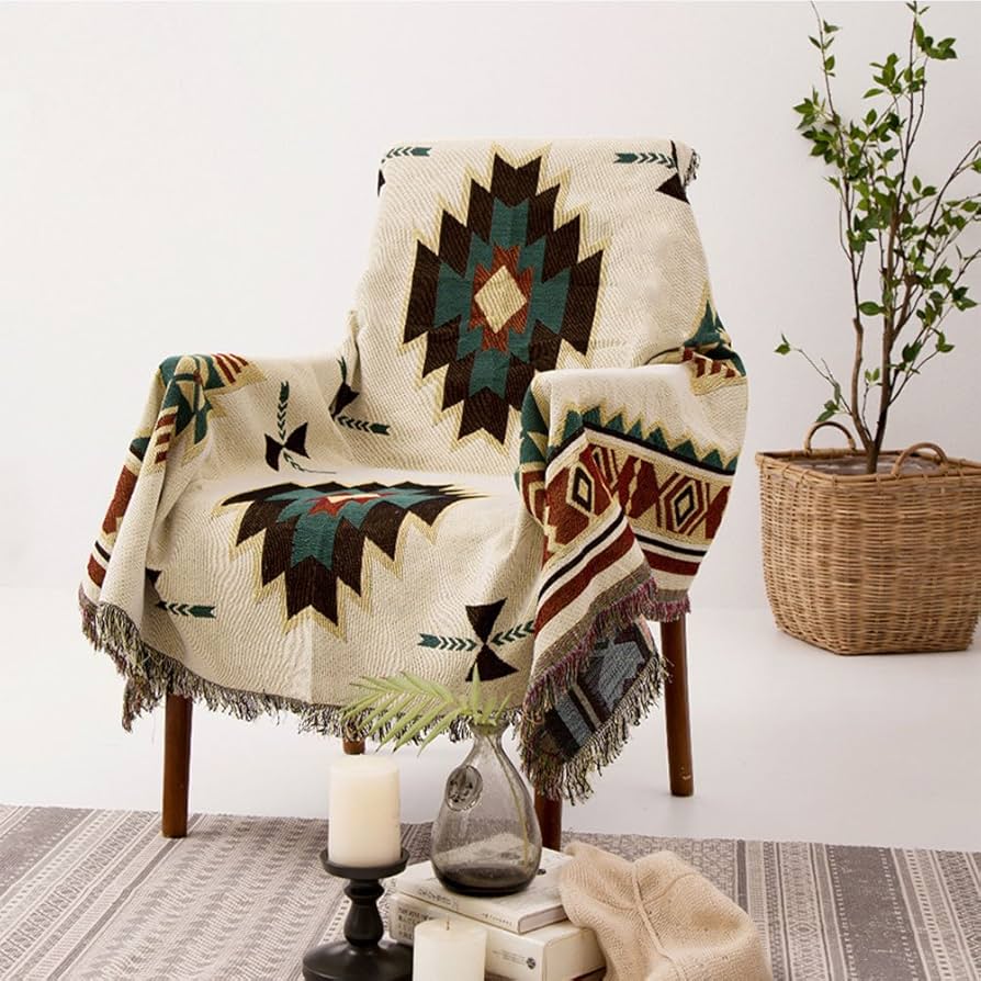 パッチワーク　ハワイアンキルト調・マルチカバー・ラグ・ベッドカバー パッチワーク ハワイアンキルト調・マルチカバー・ラグ・ベッドカバー