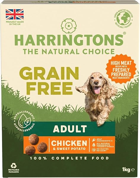 Harringtons Complete Grain Free Hypoallergenic Chicken & Sweet Potato Dry Adult Dog Food 1kg - Made with All Natural Ingredients - 2