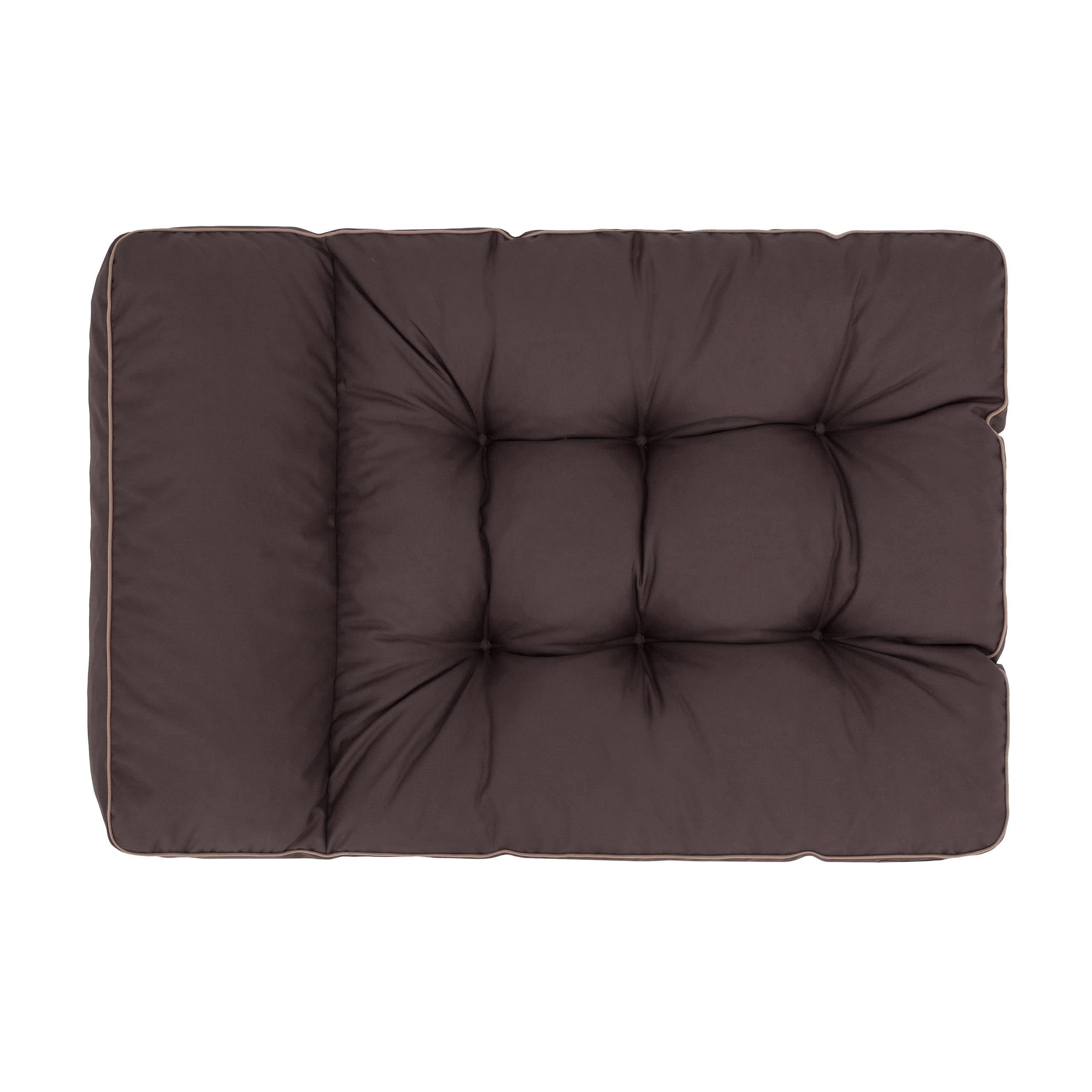 Materassino per cani e animali domestici, cuscino per cani, cuscino per cani, letto, divano, cuccia per animali domestici, morbido, materasso M – 80 x 52 cm, marrone