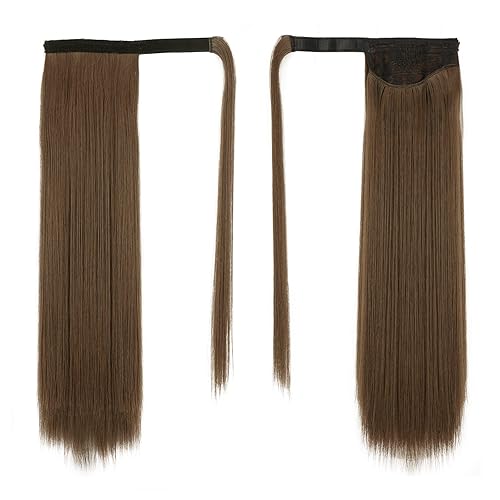 Miniatura 158 de BARSDAR Short Straight Ponytail Extension - 14 Inch Drawstring Black Ponytail Hair Extensions for Women - Synthetic Fake Pony Tails Hairpieces Clip