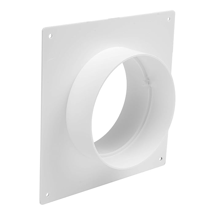 Buy HVAC OV 6" inch Plastic Straight or Flexible Pipe Flange for