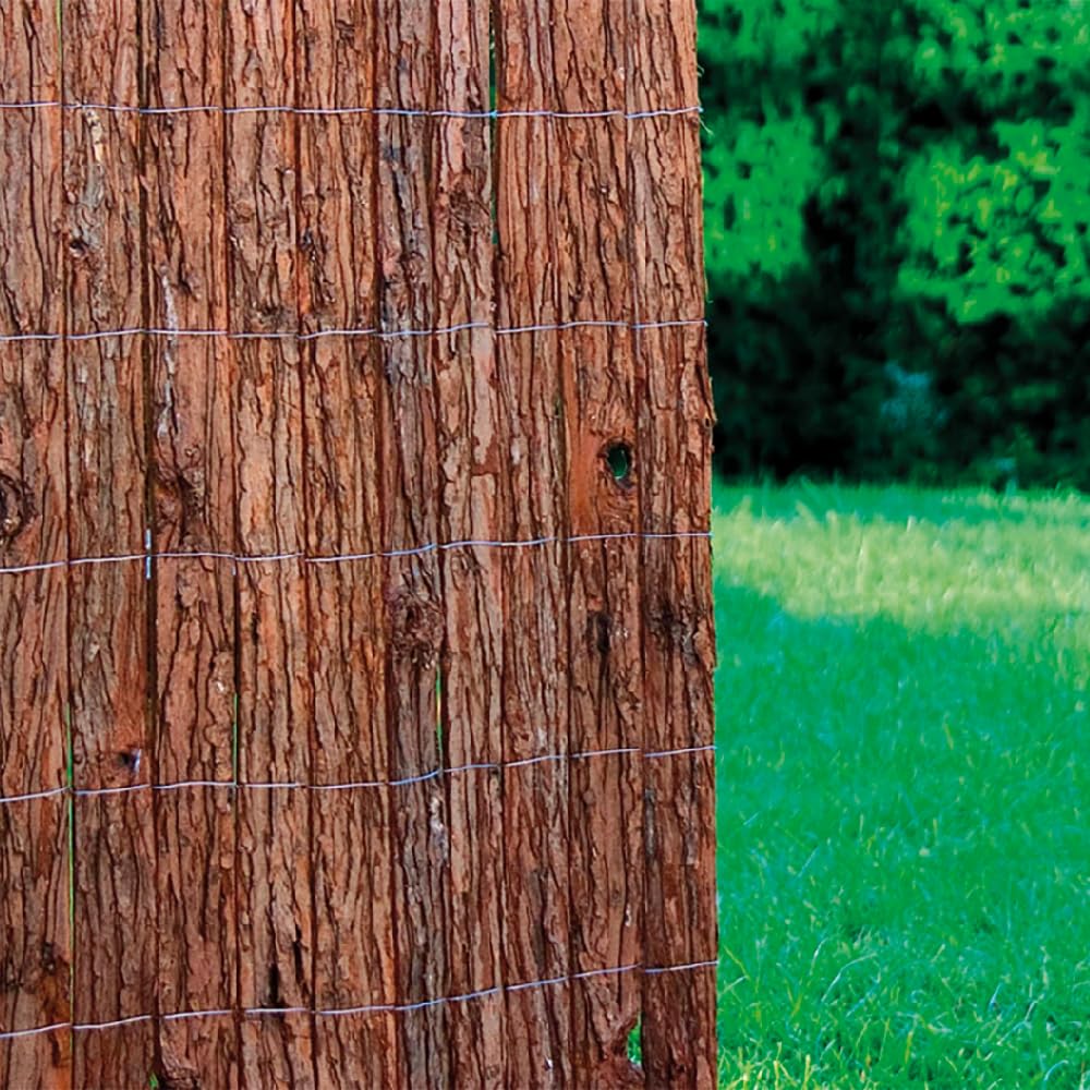 BONERVA | Corteza de Pino Natural y ecológica ocultación y decoración del jardín | Ocultación 90% | Varias Medidas (2 x 3 Metros)