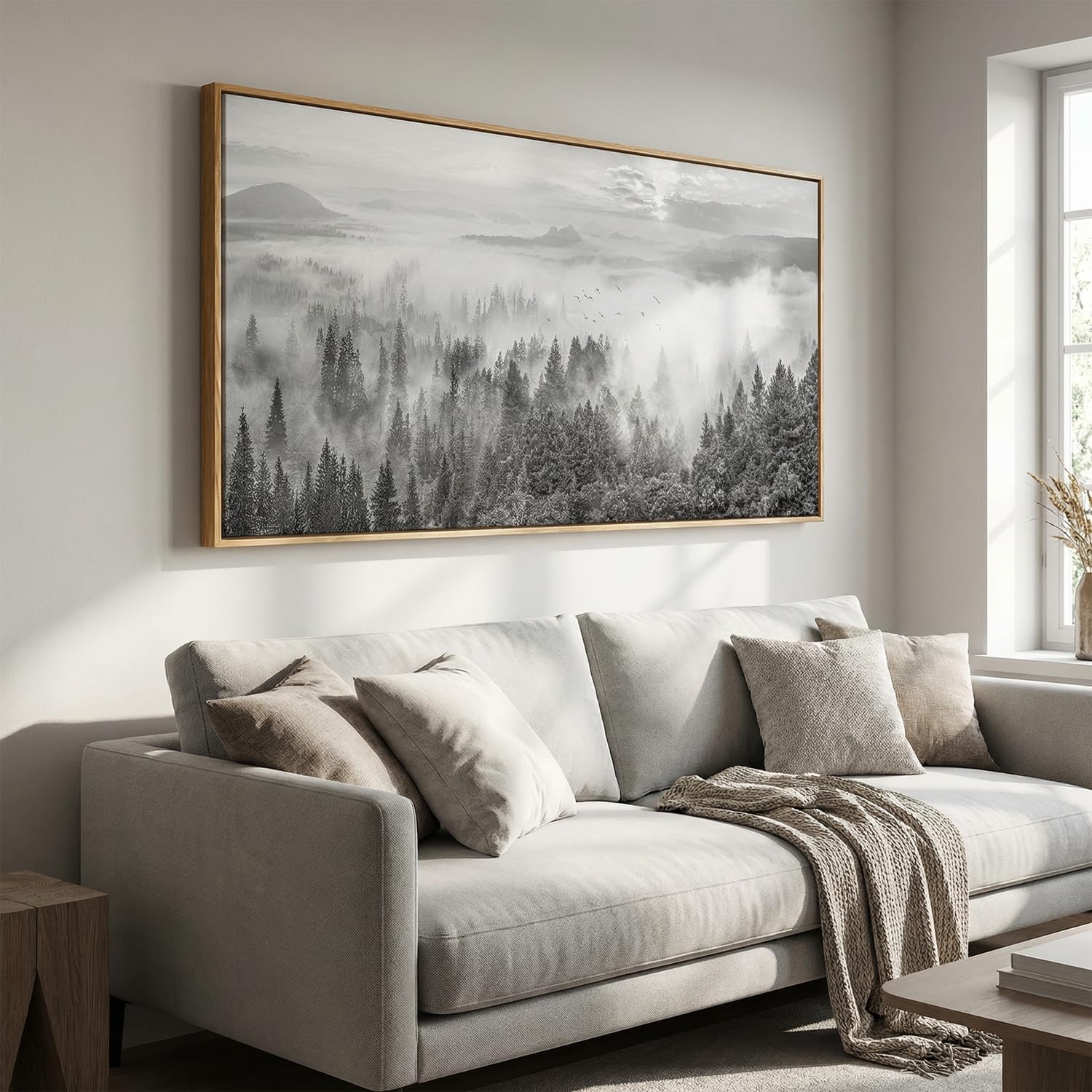 Wall Art Tree of Life Large Landscape Canvas Artwork Picture Modern Canvas Painting Artwork Canvas Prints Wall Decoration for Living Room Bedroom Office Home Wall Decor Framed Ready to Hang 30"x60"